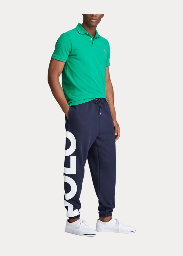 Joggers Polo Ralph Lauren Hombre Azul Marino Multicolor - Logo Double-Knit - LYJXP5186